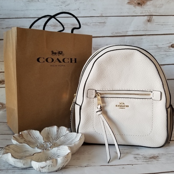 Coach Handbags - NWT | Coach Pebbled Leather Andi Mini Backpack